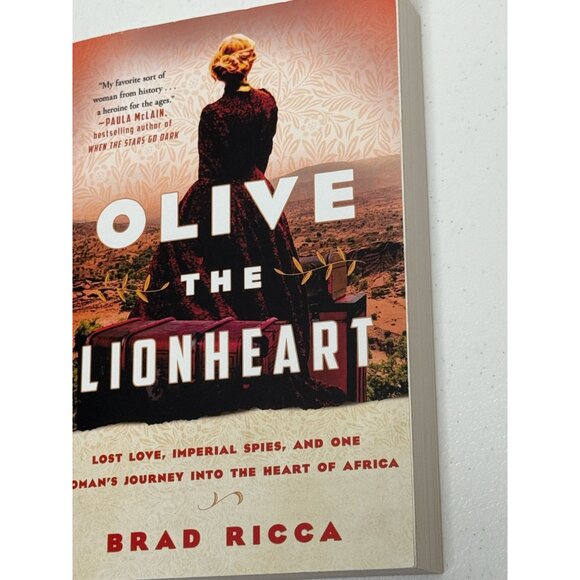 Olive the Lionheart by Brad Ricca Paperback Women’s History Adventure Memoir - Picture 3 of 5
